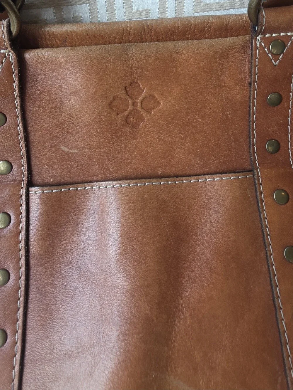 Patricia Nash Carducci Leather Pocket Tote